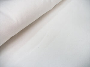 Ύφασμα φανέλα λευκή με το μέτρο βαμβ. 100%, μονόχρωμο