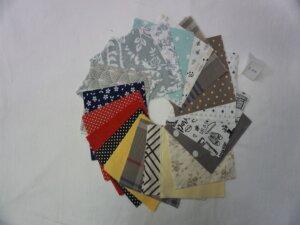 Charm pack 208, pre-cut υφάσματα για patchwork/quilting, σετ 40 τεμαχίων