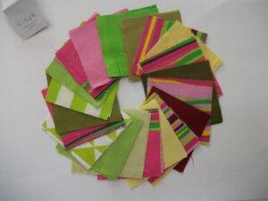 Pre-cut υφάσματα mini charm για patchwork-quilting