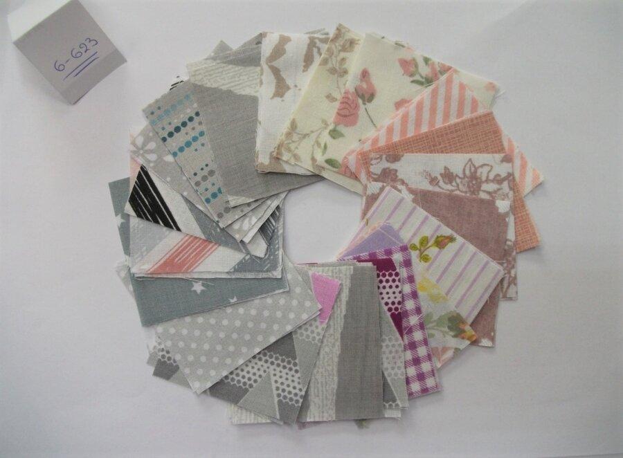 Pre-cut υφάσματα mini charm για patchwork-quilting