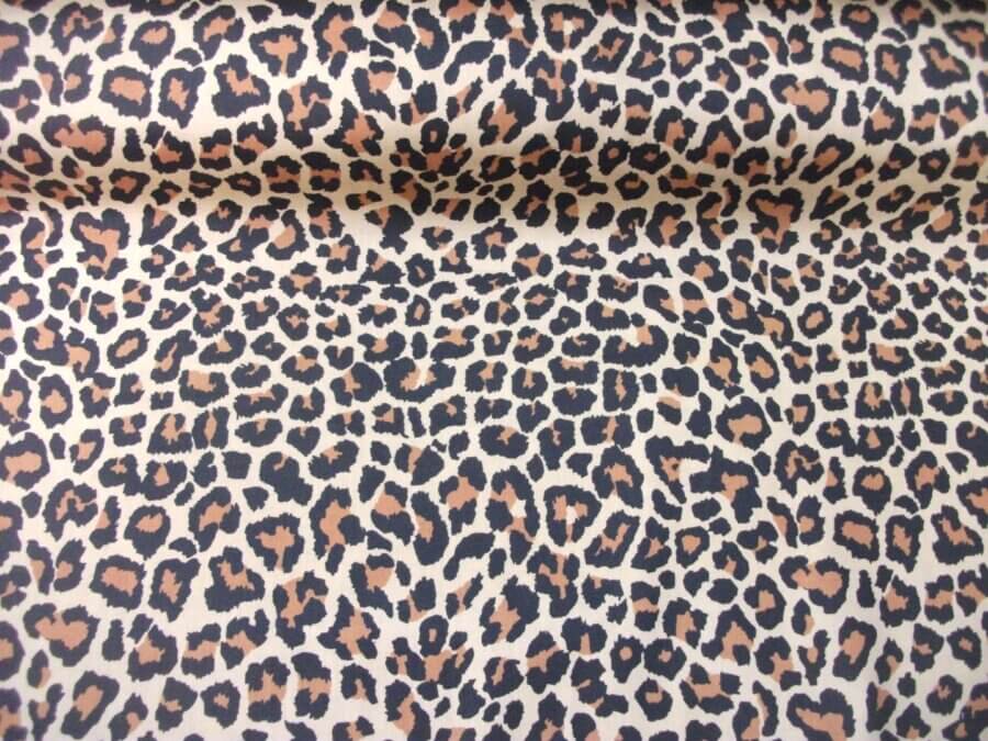 Λεοπάρ Ύφασμα Animal Print με το μέτρο, βαμβακερό 100%