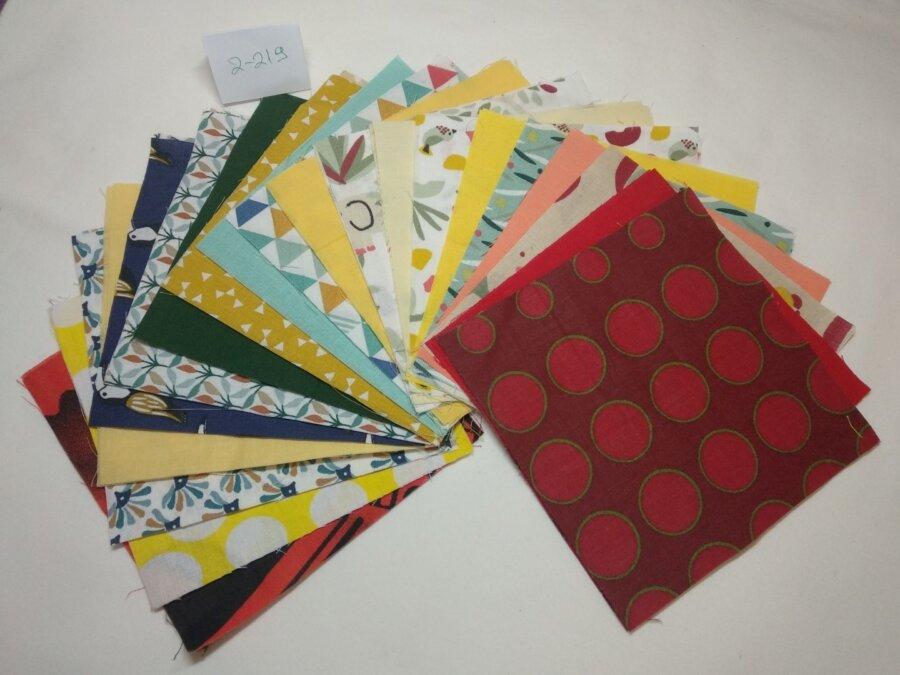 Pre-cut υφάσματα charm pack για patchwork-quilting